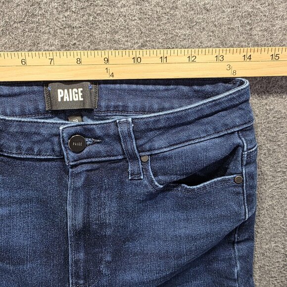 Paige Margot Ankle Jeans Womens 29 Blue High Rise Skinny Stretch Denim - Picture 7 of 10